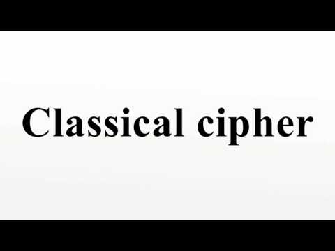 Classical cipher
