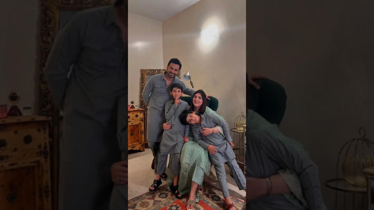 Zahid Ahmed Spending Quality Time with His Wife and Kids #Youtubeshorts