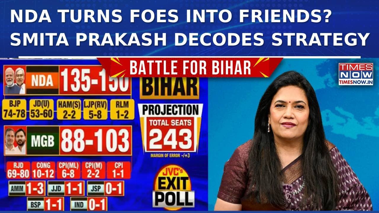 Bihar Election 2025: NDA’s Surprising Shift from Foes to Allies 🗳️ | Smita Prakash’s Insight