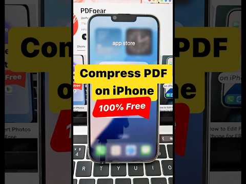 Compress PDF Files on an iPhone for Free