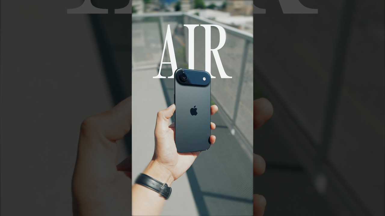 Unboxing the iPhone Air Space Black 🖤