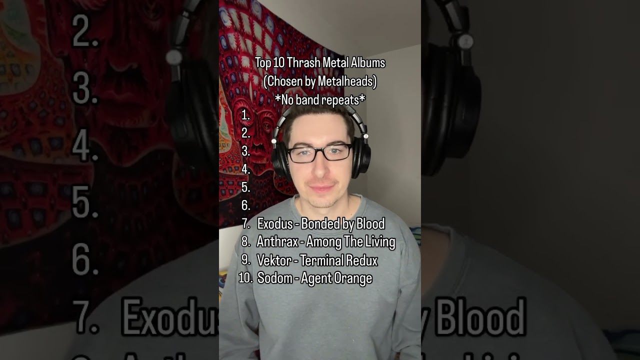 Top 10 Thrash Metal Albums πΈ