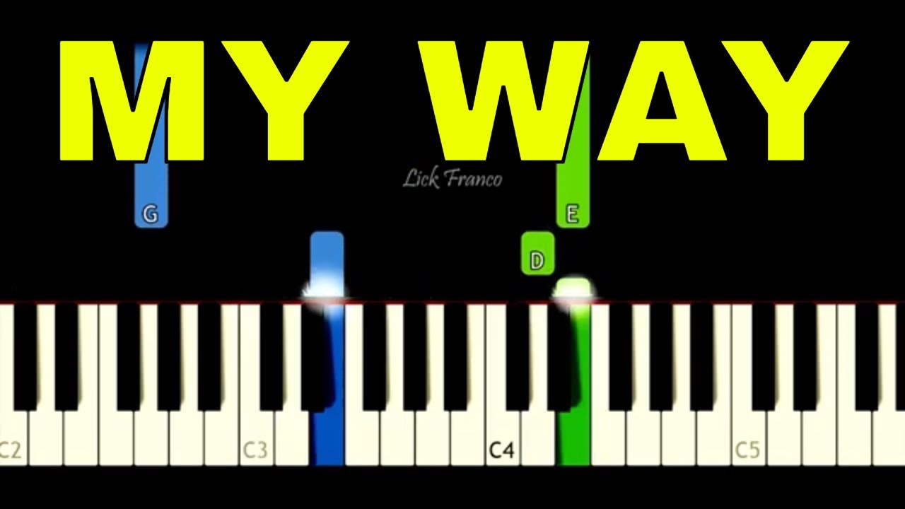 My Way Easy Piano Tutorial - Frank Sinatra 🎹