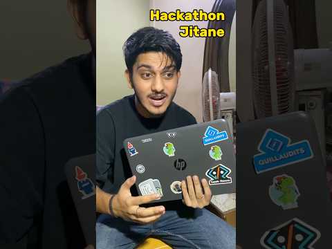 Hackathon Jitane Wala Laptop 😱 #hackathon #coding #laptop #minivlog #hackathons #code #btech #cse