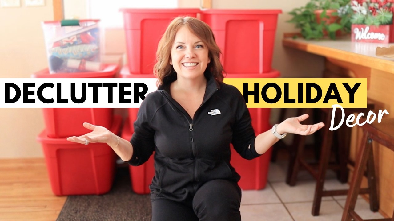 Declutter Holiday Decor & Plan for the New Year ✨
