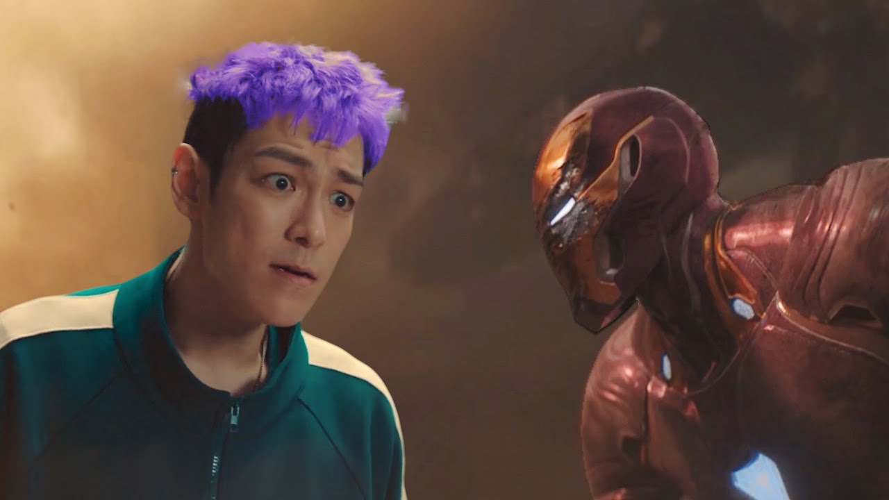 Thanos Battles Iron Man in Avengers & Squid Game ⚔️