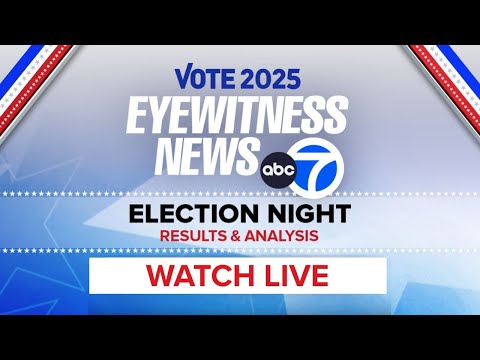Election live updates and results from Eyewitness News: NYC mayor and NJ governor at stake