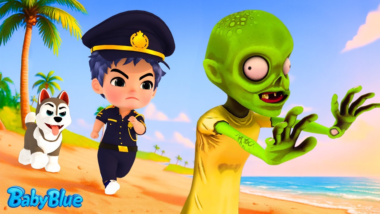 Zombies at the Beach! 🧟‍♂️ | Kids Songs & Rhymes