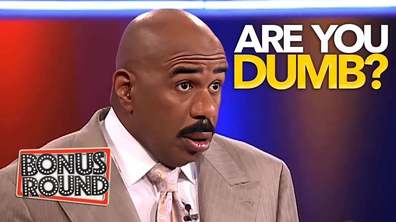 Hilarious Family Feud Blunders That Left Steve Harvey Speechless! 😂