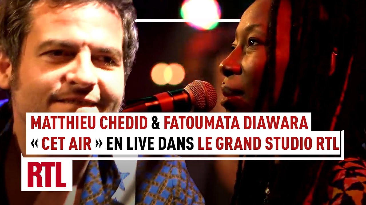 Matthieu Chedid & Fatoumata Diawara Live at RTL Studio 🎶