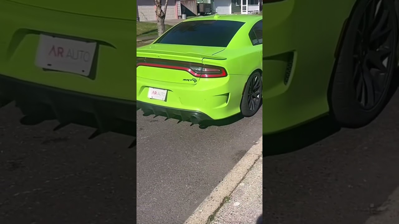 Cold Start Roar of My Green Hellcat Charger🔥