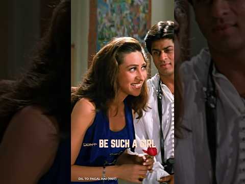 She apologised & we went 🥹 #DilToPagalHai #ShahRukhKhan #Madhuri #Karisma #WomensDay #BeSuchAGirl