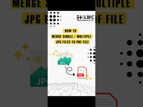 Merge Multiple JPGs into One PDF