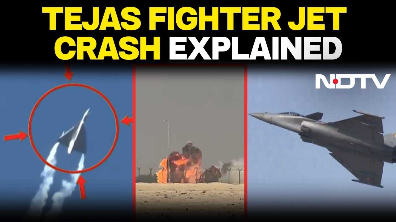 IAF Tejas Jet Crashes at Dubai Airshow ✈️
