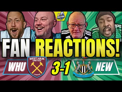 WEST HAM FANS REACTION TO WEST HAM 3-1 NEWCASTLE | PREMIER LEAGUE FAN REACTIONS