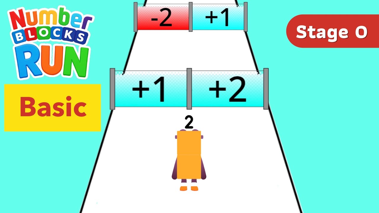 Numberblocks Run Basic: Stage 0 Math Quiz 🧮