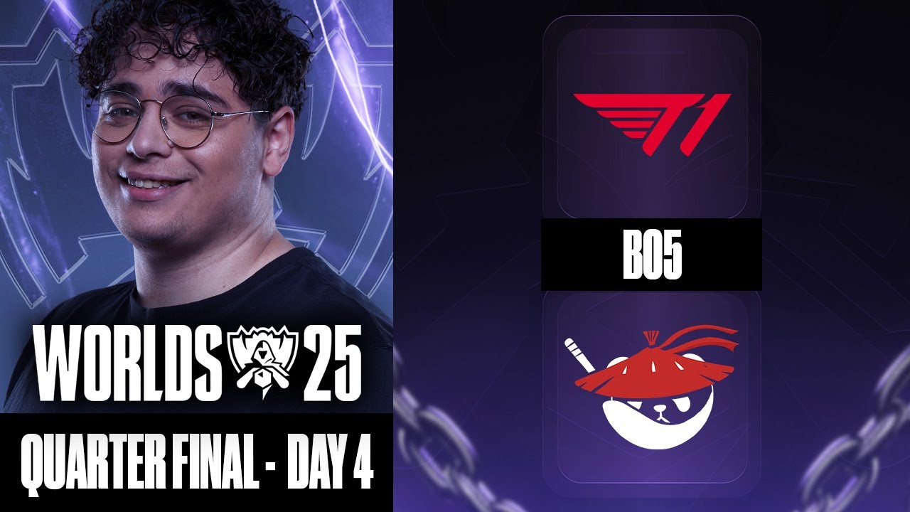 T1 vs Anyone's Legend | LOL Worlds 2025 Quarters