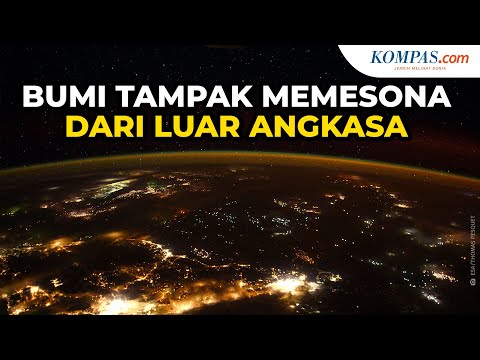 Menakjubkan! Penampakan Bumi dari Luar Angkasa Saat Malam Hari ๐