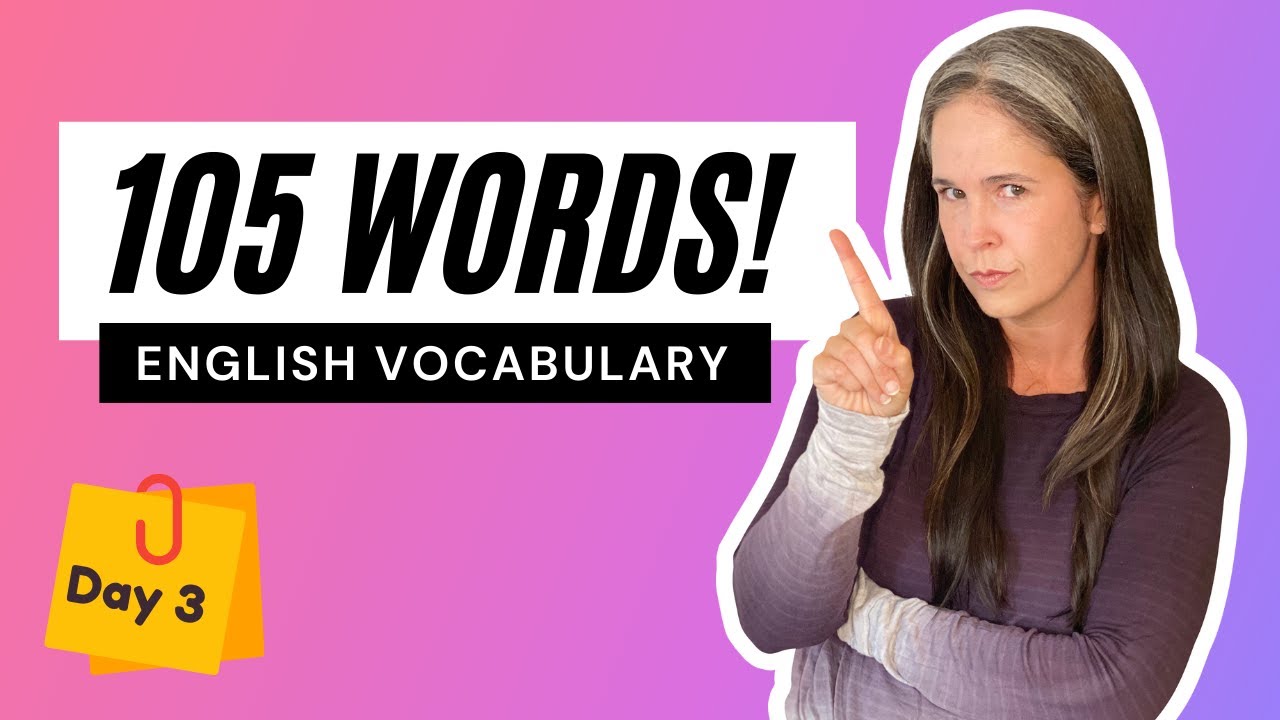 Learn 105 English Words | Day 3 📚