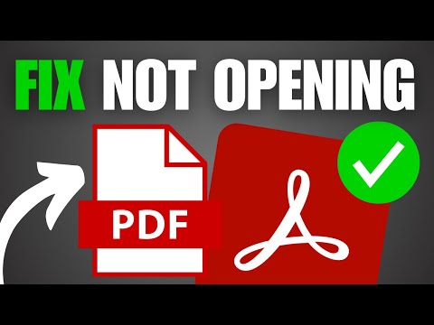 How To Fix Adobe Acrobat Reader Not Opening