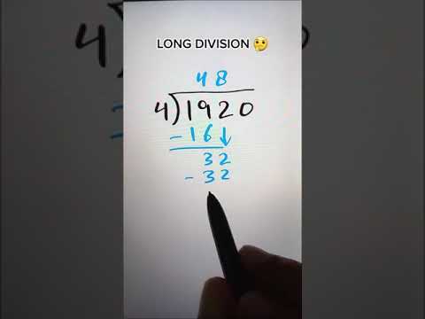 Long Division 🤓