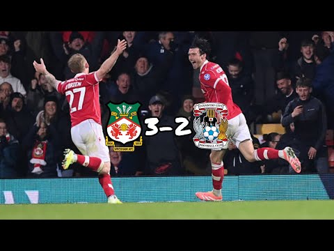 Wrexham 3-2 Coventry City|Moore's hat-trick sinks Coventry|