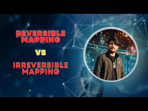 Reversible vs Irreversible cryptography | Reversible Mapping | Irreversible Mapping