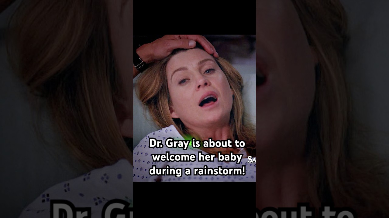 Dr. Gray Prepares for Baby During Rainstorm 🌧️