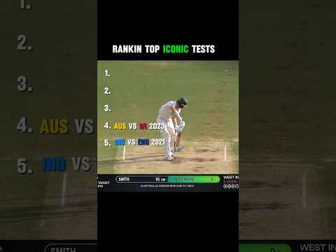 Pov : Ranking Top iconic test matches 🔥
