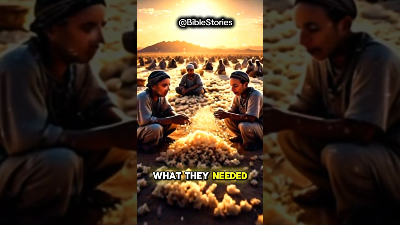 God Provides Manna and Quail for Israel 🍞