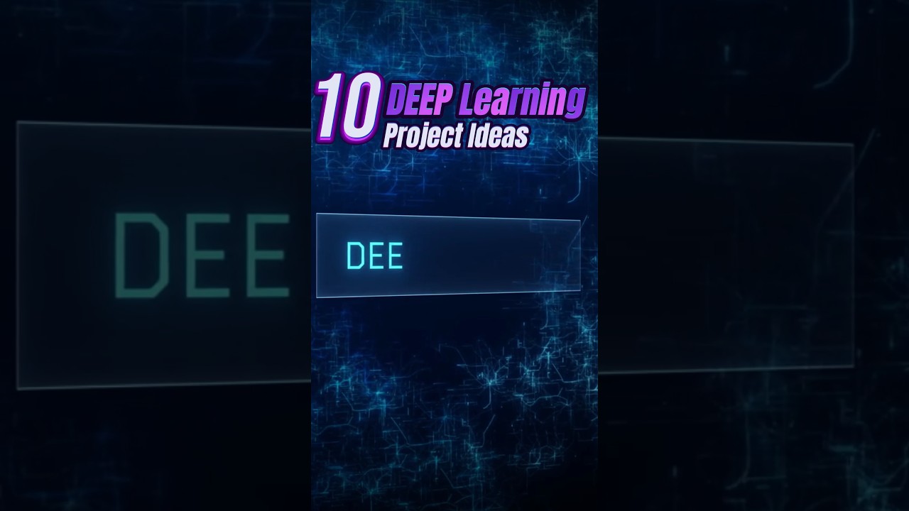 10 Top 10 Deep Learning Final Year Projects with Source Code π