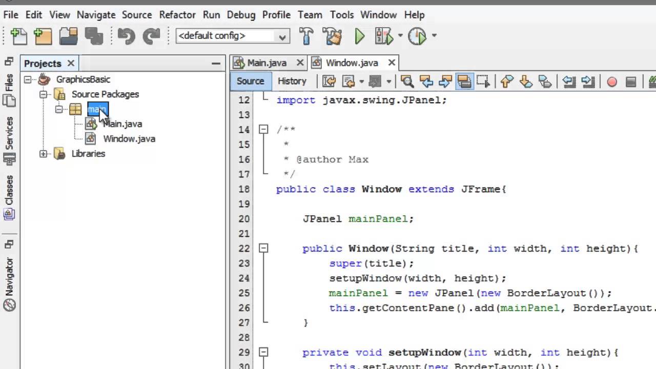 Tutorial 2   Creating JOGL Template in Netbeans Part1