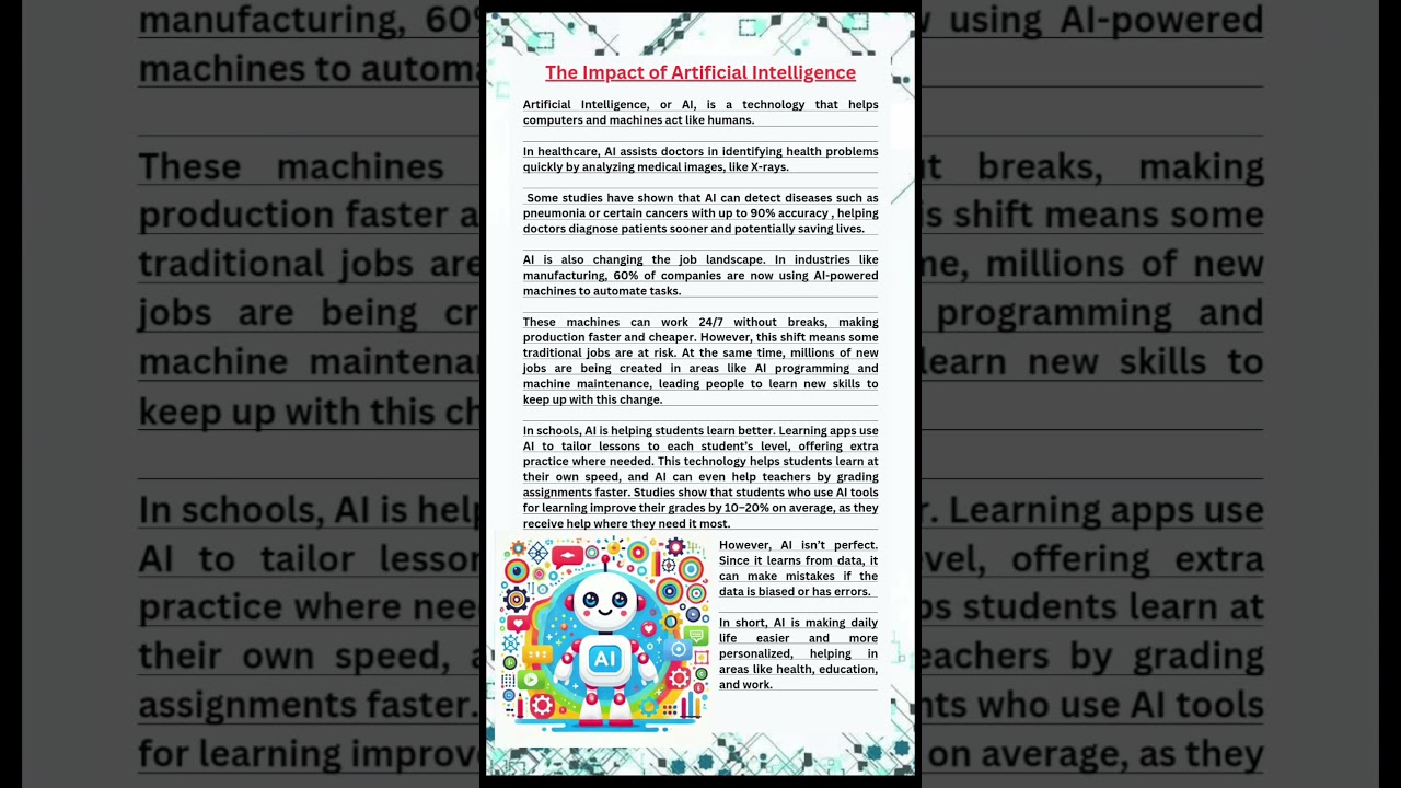 The Profound Impact of Artificial Intelligence on Society 🌐