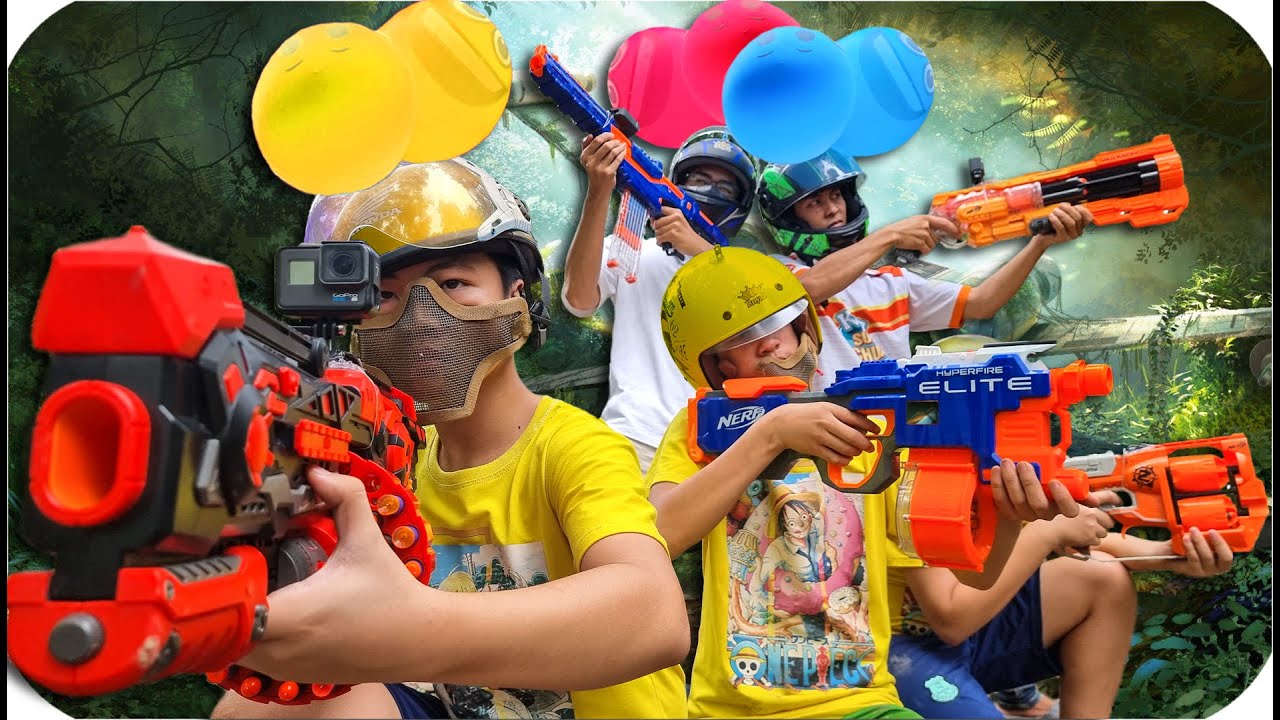 Tony | 1 Ngày Súng Trong Rừng 🔫 Nerf Gun Battle