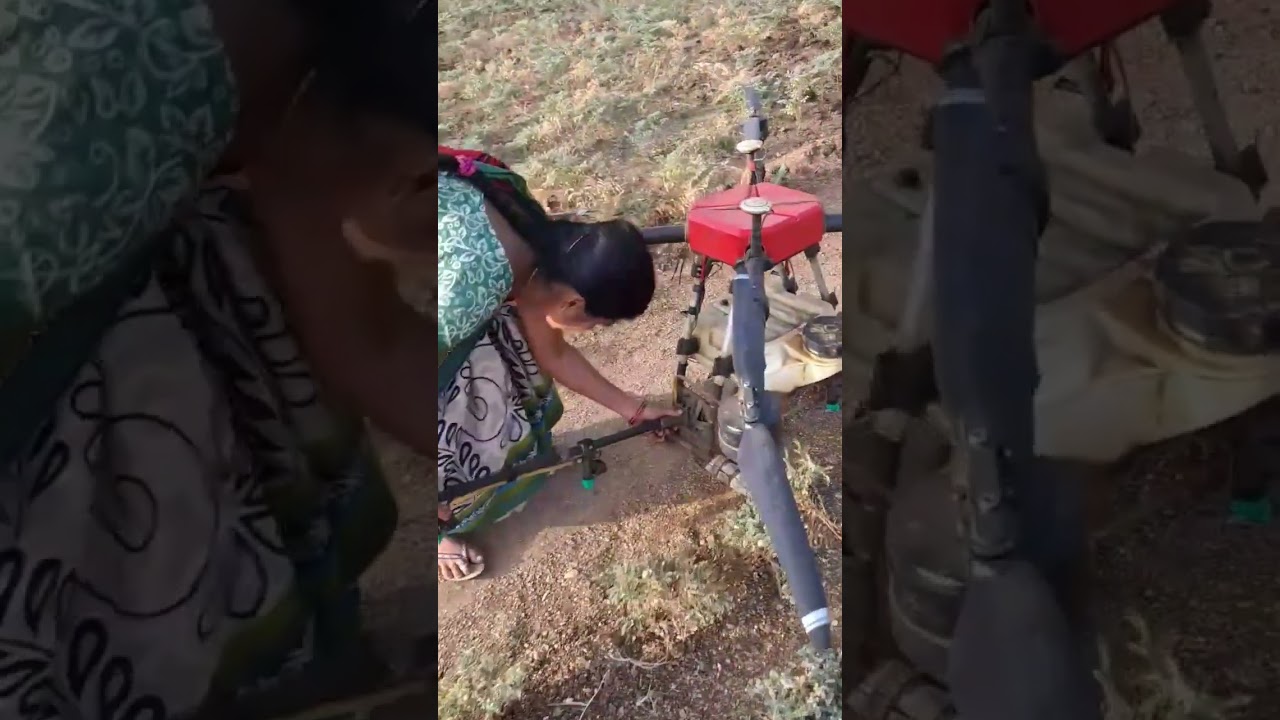 Agriculture Drone Spraying in Madhananthapuram 🚁