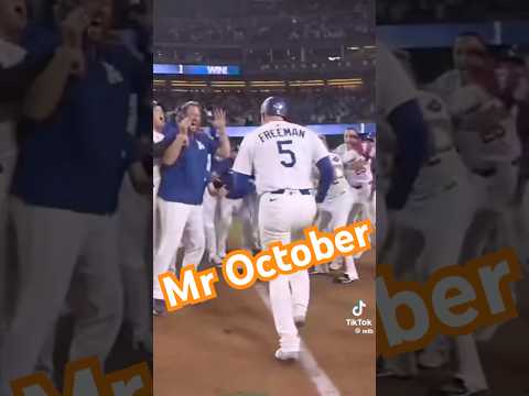 Freddie Freeman Walks It Off in the 18th Inning #mlb #worldseries #homerun #sports #shorts