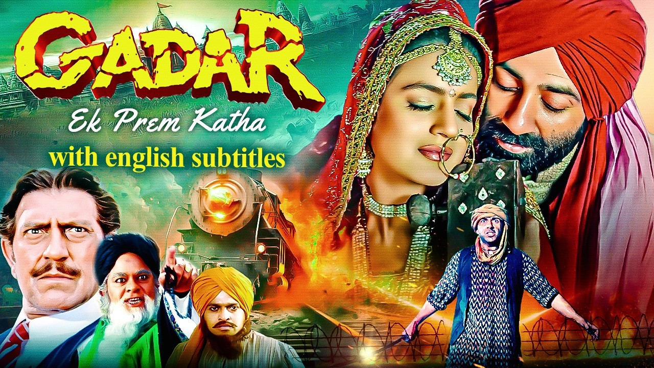 Gadar: Ek Prem Katha (2001) – Epic Love Story with English Subtitles 🌟