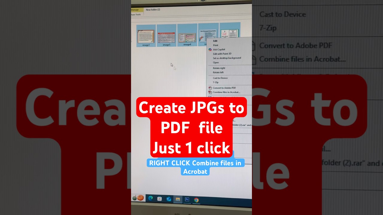 Guide to Merging Multiple JPG Images into a Single PDF File