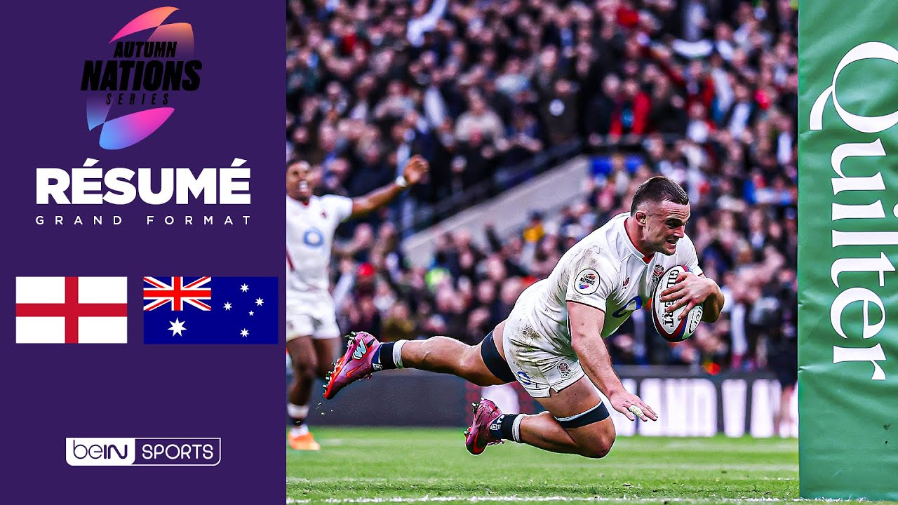 L'Angleterre écrase l'Australie en rugby : Résumé du match 🏉