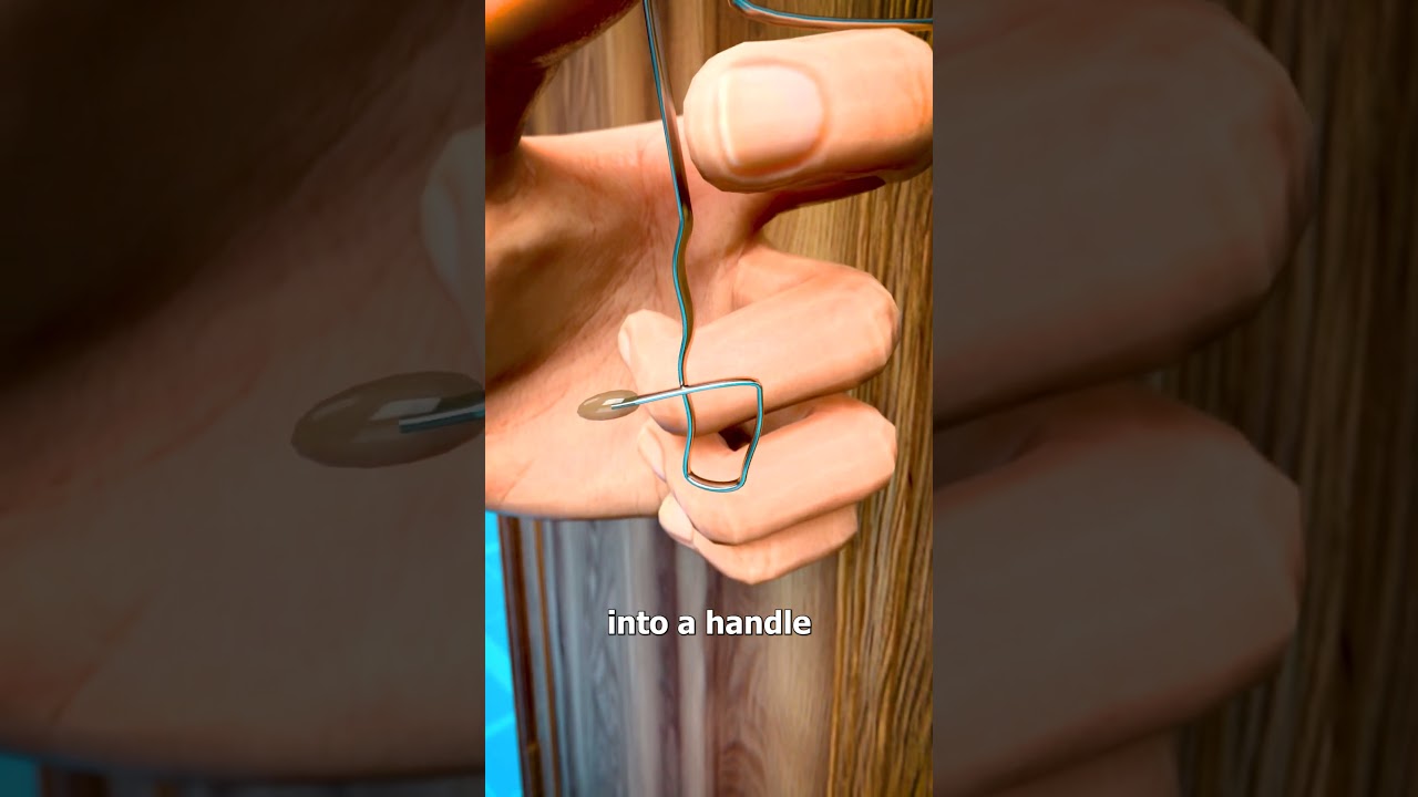 Unlock Doors Easily: How to Use a Hairpin in an Emergency 🔑