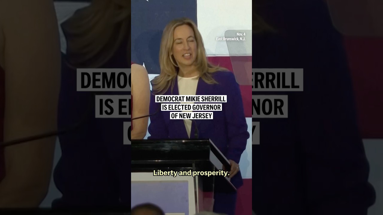 Mikie Sherrill Elected as New Jersey's Governor
