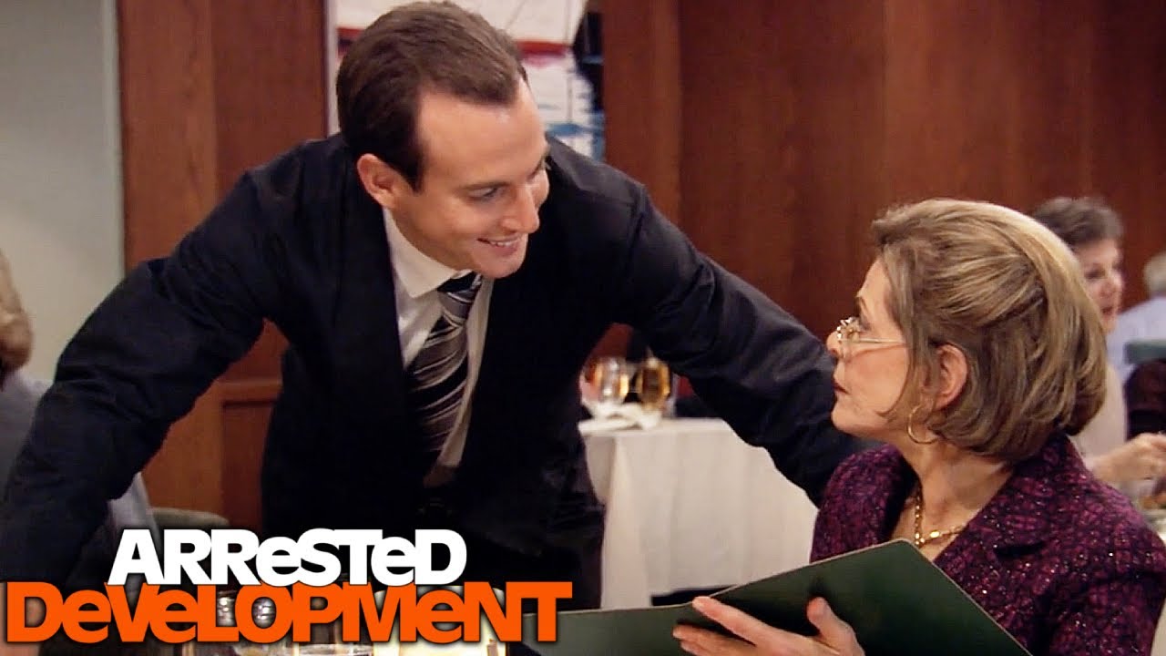 Gob Becomes a Waiter in Arrested Development 🍽️