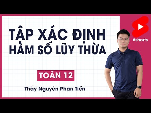 Tập Xác định Hàm Số Lũy Thừa - Toán 12 #short