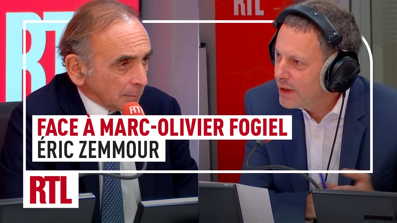 Éric Zemmour face à Marc-Olivier Fogiel sur RTL | intégrale