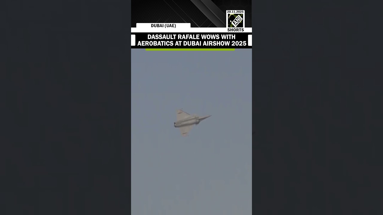 Dubai Airshow 2025: Rafale Showcases Advanced Maneuvers ✈️