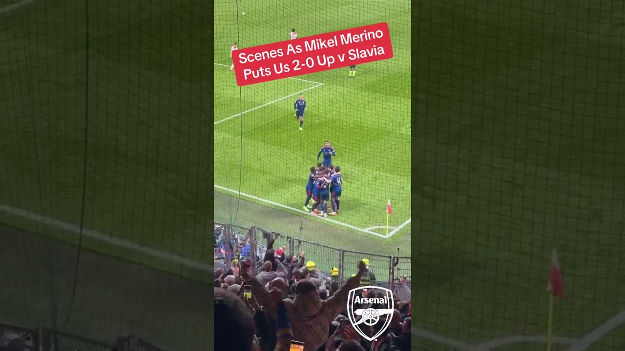 Mikel Merino Scores First Goal of Two for Arsenal Fans in Prague