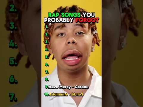 Rap Songs You Probably Forgot