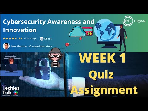 Coursera : Cybersecurity Awareness and Innovation Week 1 Quiz Answers | by EIT Digital