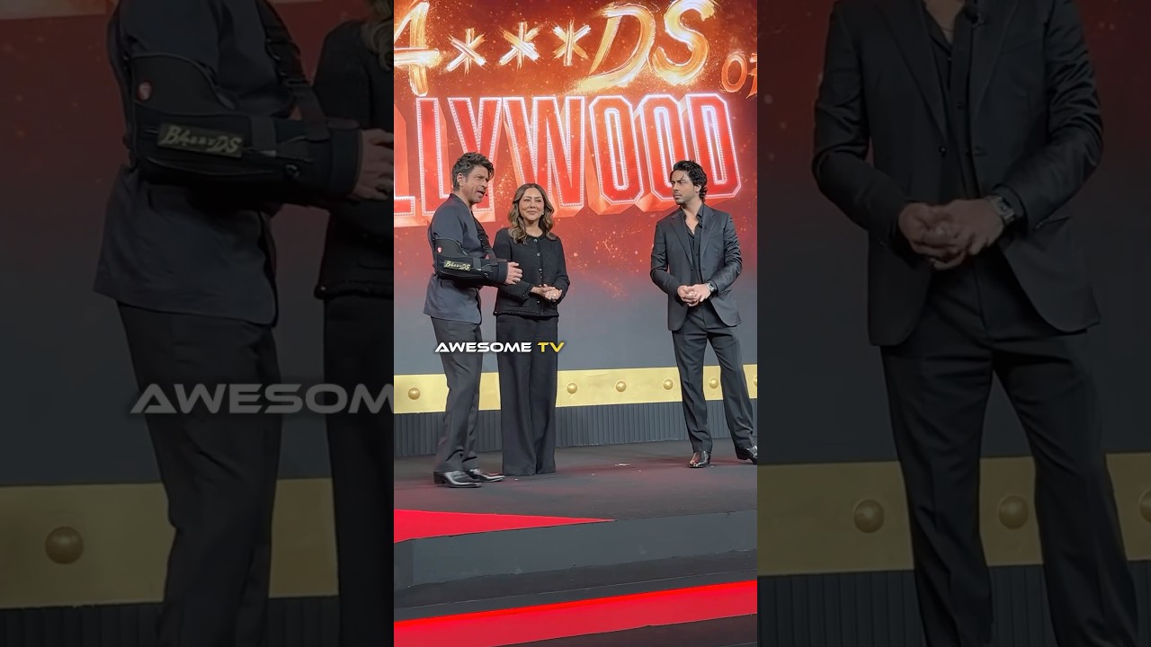 SRK & Gauri Support Aaryan at Netflix’s Bards of Bollywood 🎬