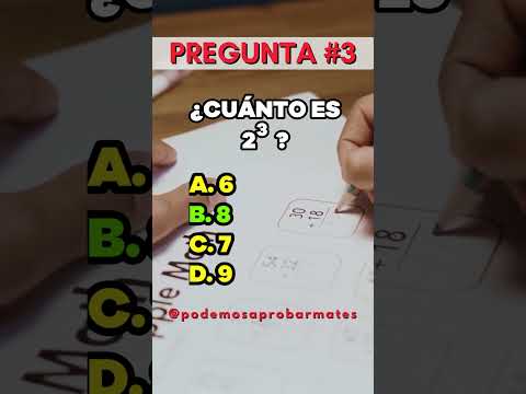 ¿Cuánto Sabes de MATEMÁTICAS?